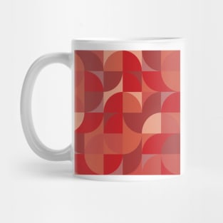 Modern Geometric (Red Pepper) Mug